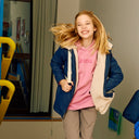 KIDS CAMP RAINCOAT NAVY BLUE