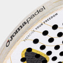 SLAM PRO ICONIC PADDLE RACKET WHITE GOLD
