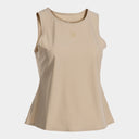 RESORT SLEEVELESS SHIRT BROWN