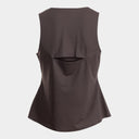 RESORT SLEEVELESS SHIRT BROWN