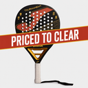 TOURNAMENT PADDLE RACKET BLACK GOLD RED
