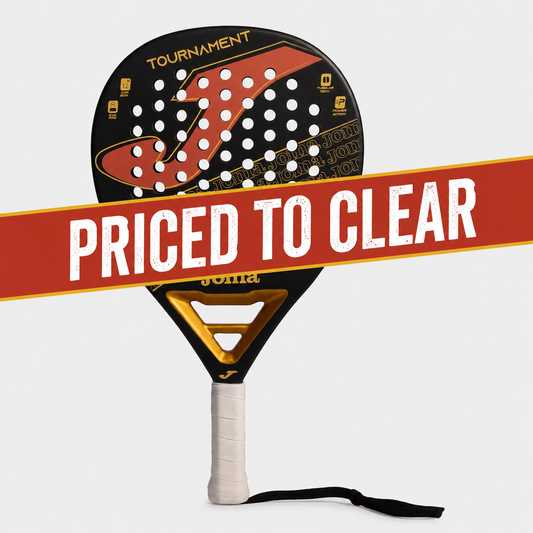 TOURNAMENT PADDLE RACKET BLACK GOLD RED