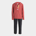 KIDS CAMP TRACKSUIT RED BLACK
