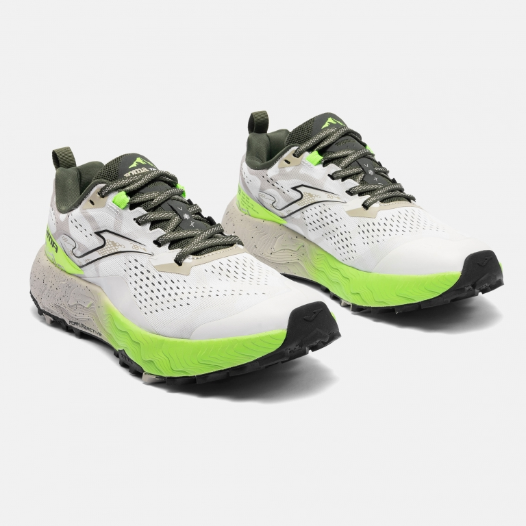 Sima 2602 White Trail Running Shoes