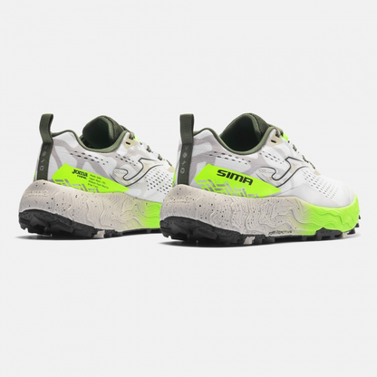 Sima 2602 White Trail Running Shoes