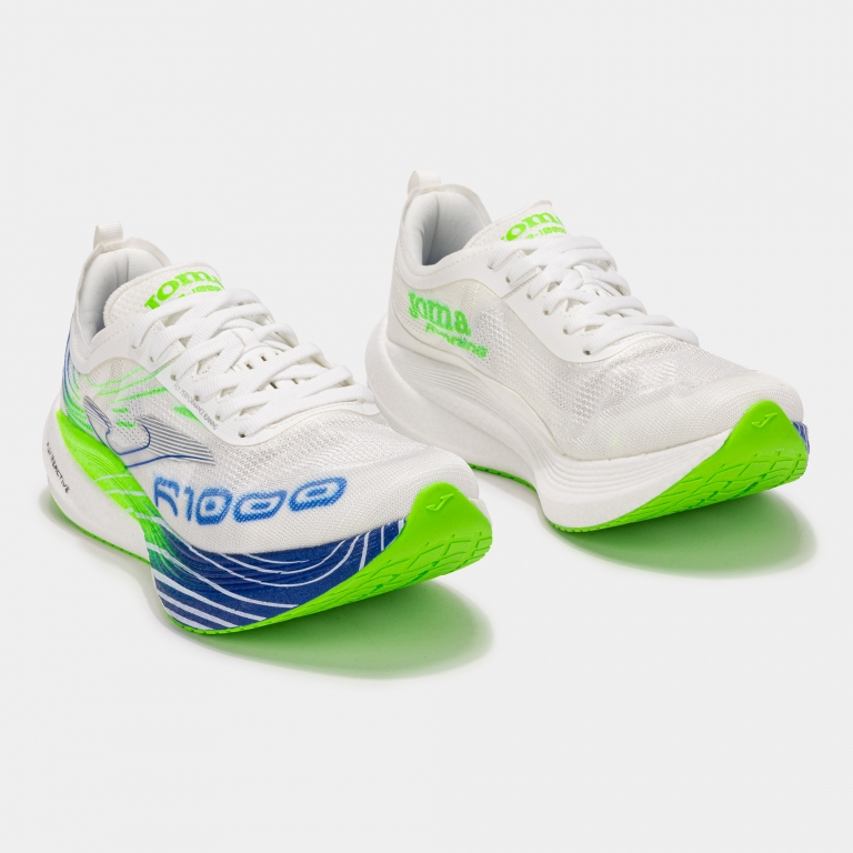 R-1000 2602 White Royal Blue Running Shoes