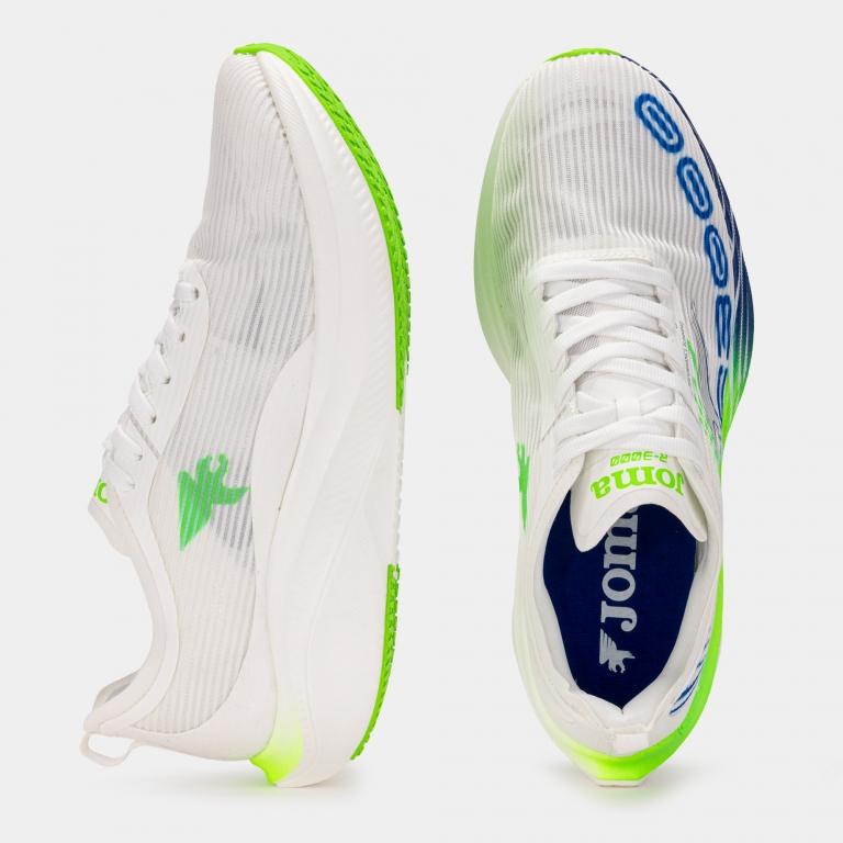 R-3000 2602 White Royal Blue Running Shoes