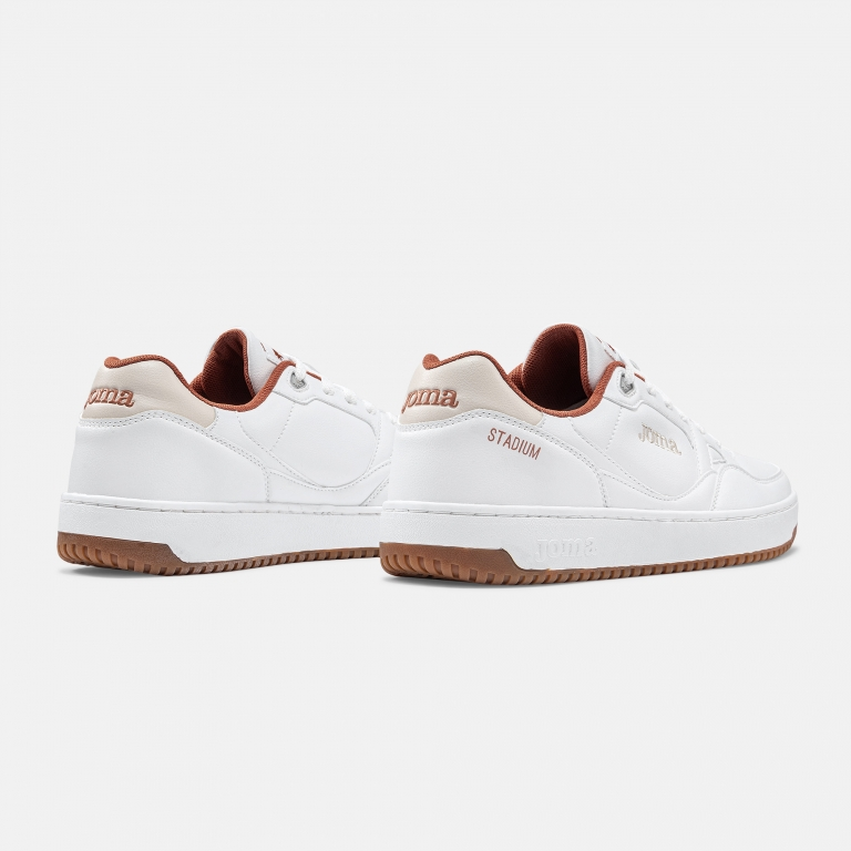 C.STADIUM MEN 2608 WHITE ORANGE