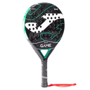 GAME JR PADDLE RACKET BLACK TURQUOISE