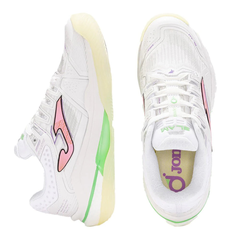 Joma T.Set Lady 2202 – Chaussures Tennis / Padel Femme, Blanche, Semelle Textile Respirante
